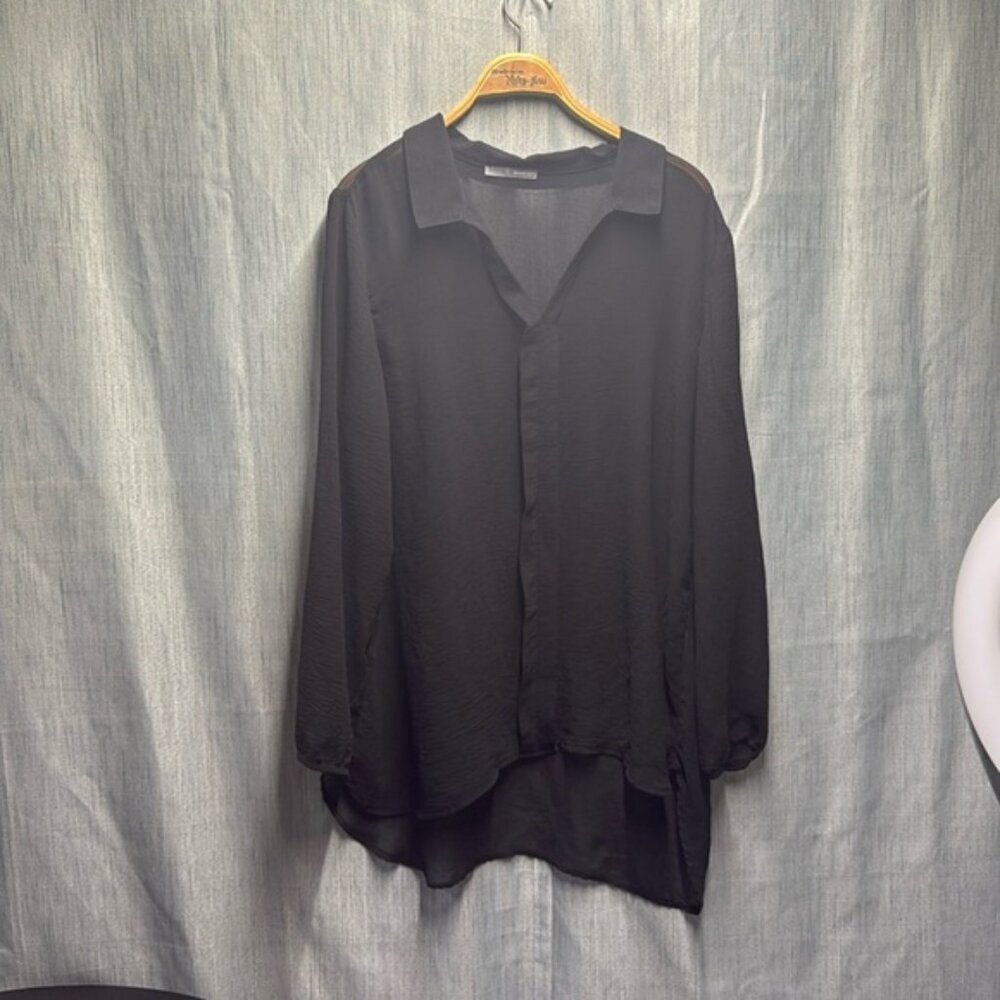 Smart set sheer blouse size XXL